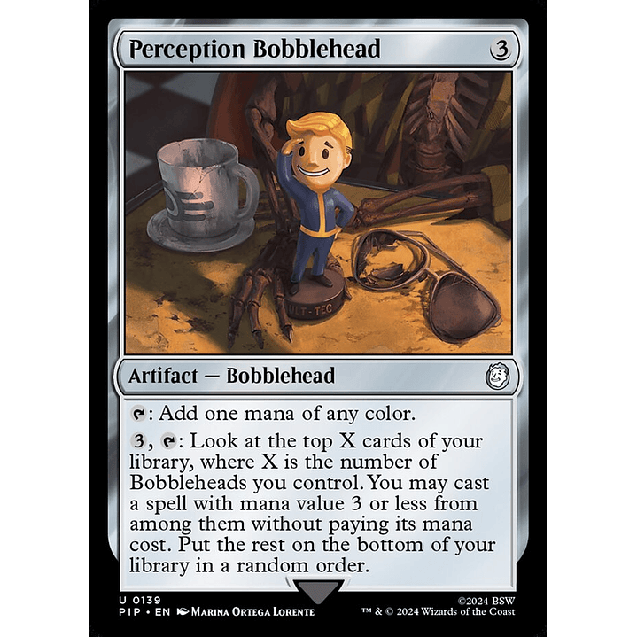 Perception Bobblehead | Inglés | NM | PIP 1
