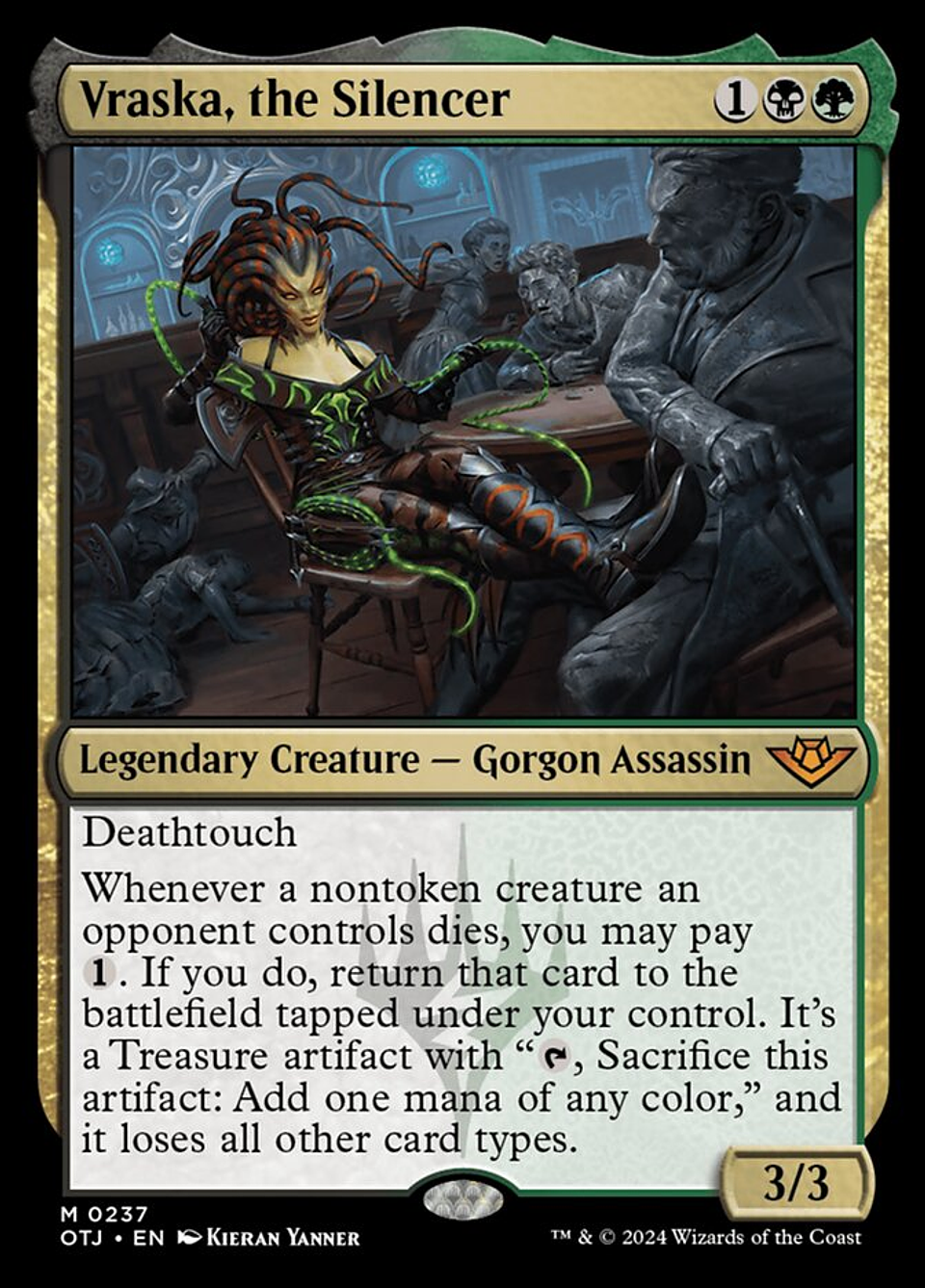 Vraska, the Silencer | Inglés | NM | OTJ 1