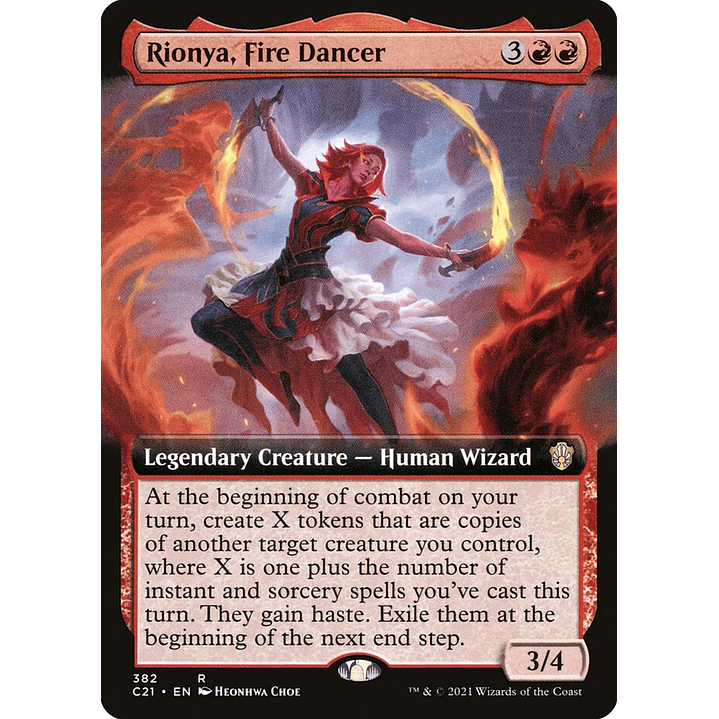 Rionya, Fire Dancer (Extended Art) | Inglés | NM | C21 1