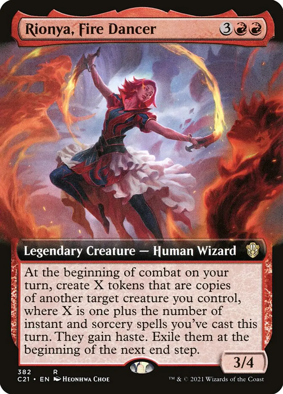 Rionya, Fire Dancer (Extended Art) | Inglés | NM | C21 1