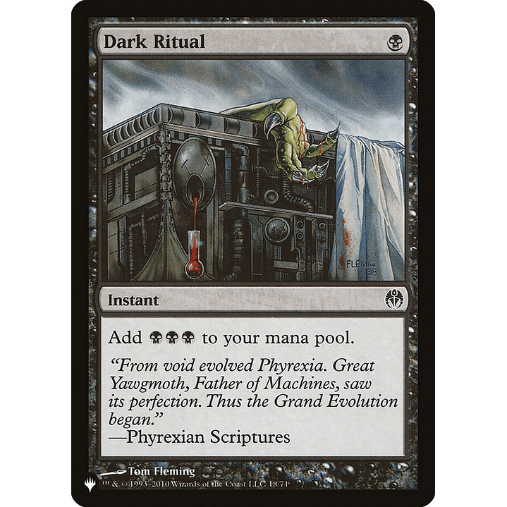 Dark Ritual | Inglés | NM | PLST 1