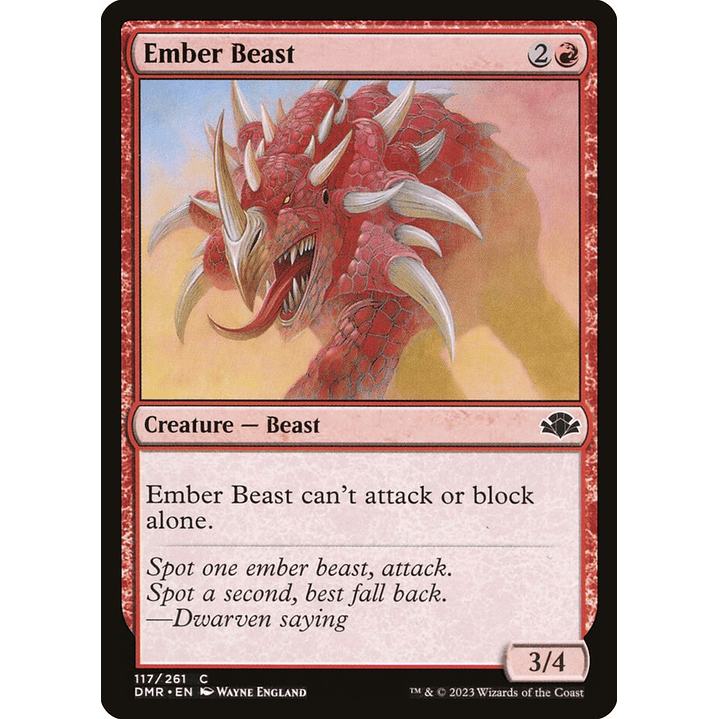 Ember Beast | Inglés | NM | DMR 1