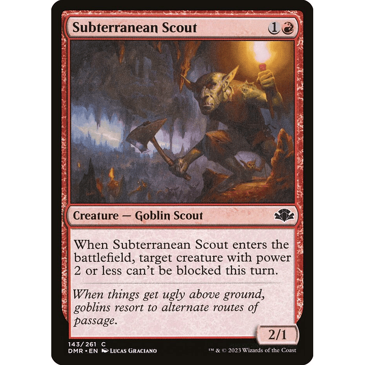 Subterranean Scout | Inglés | NM | DMR 1