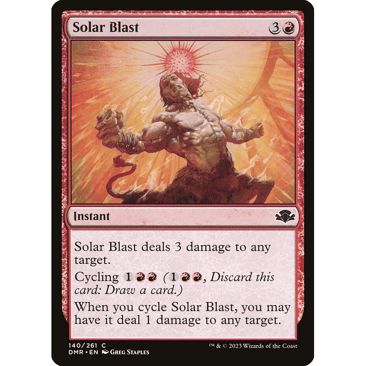 Solar Blast | Inglés | NM | DMR 1