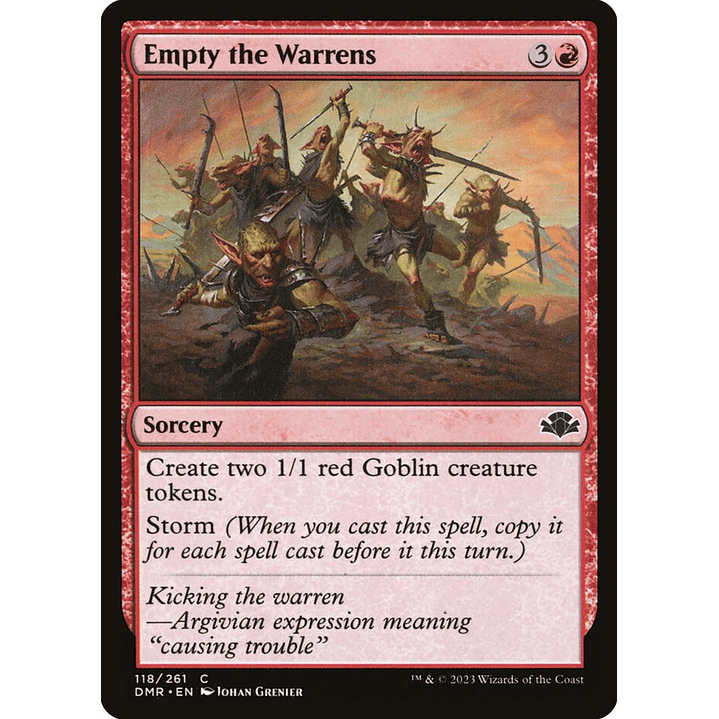 Empty the Warrens | Inglés | NM | DMR 1