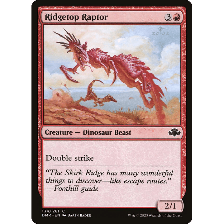 Ridgetop Raptor | Inglés | NM | DMR 1