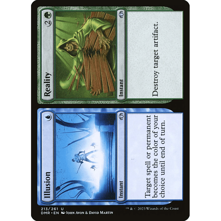 Illusion // Reality | Inglés | NM | DMR 1