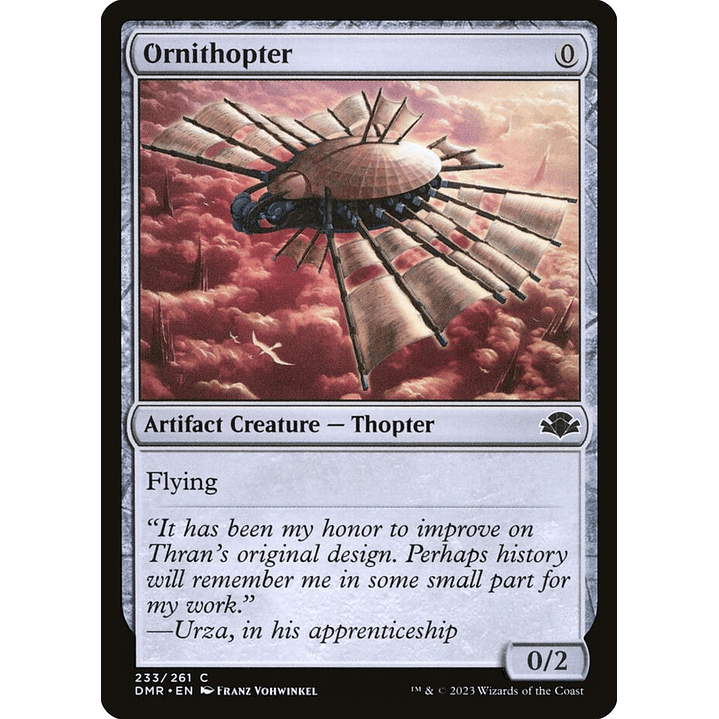 Ornithopter | Inglés | NM | DMR 1