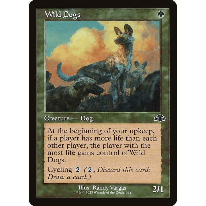 Wild Dogs (Retro Frame) | Inglés | NM | DMR 1