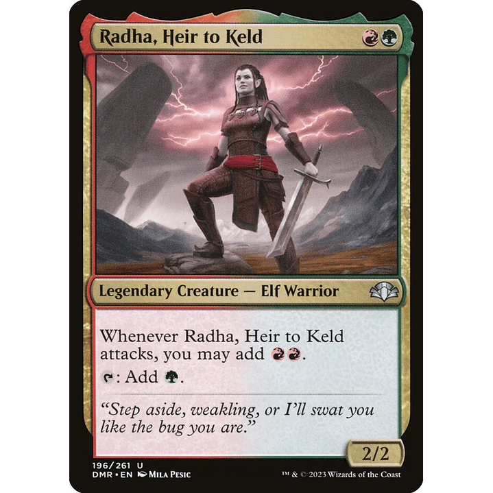 Radha, Heir to Keld | Inglés | NM | DMR 1