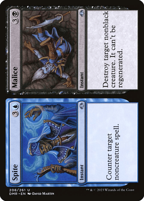 Spite // Malice | Inglés | NM | DMR