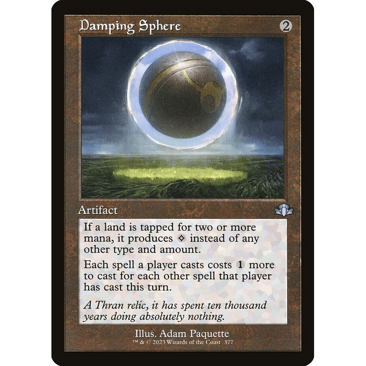 Damping Sphere (Retro Frame) | Inglés | NM | DMR 1