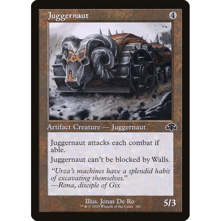 Juggernaut (Retro Frame) | Inglés | NM | DMR 1