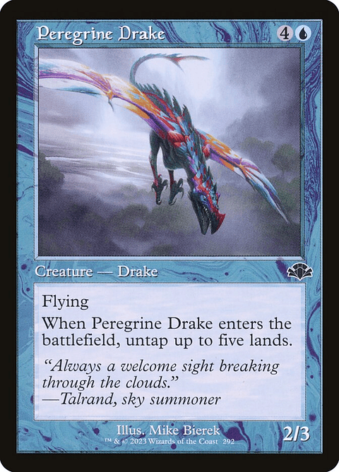 Peregrine Drake (Retro Frame) | Inglés | NM | DMR