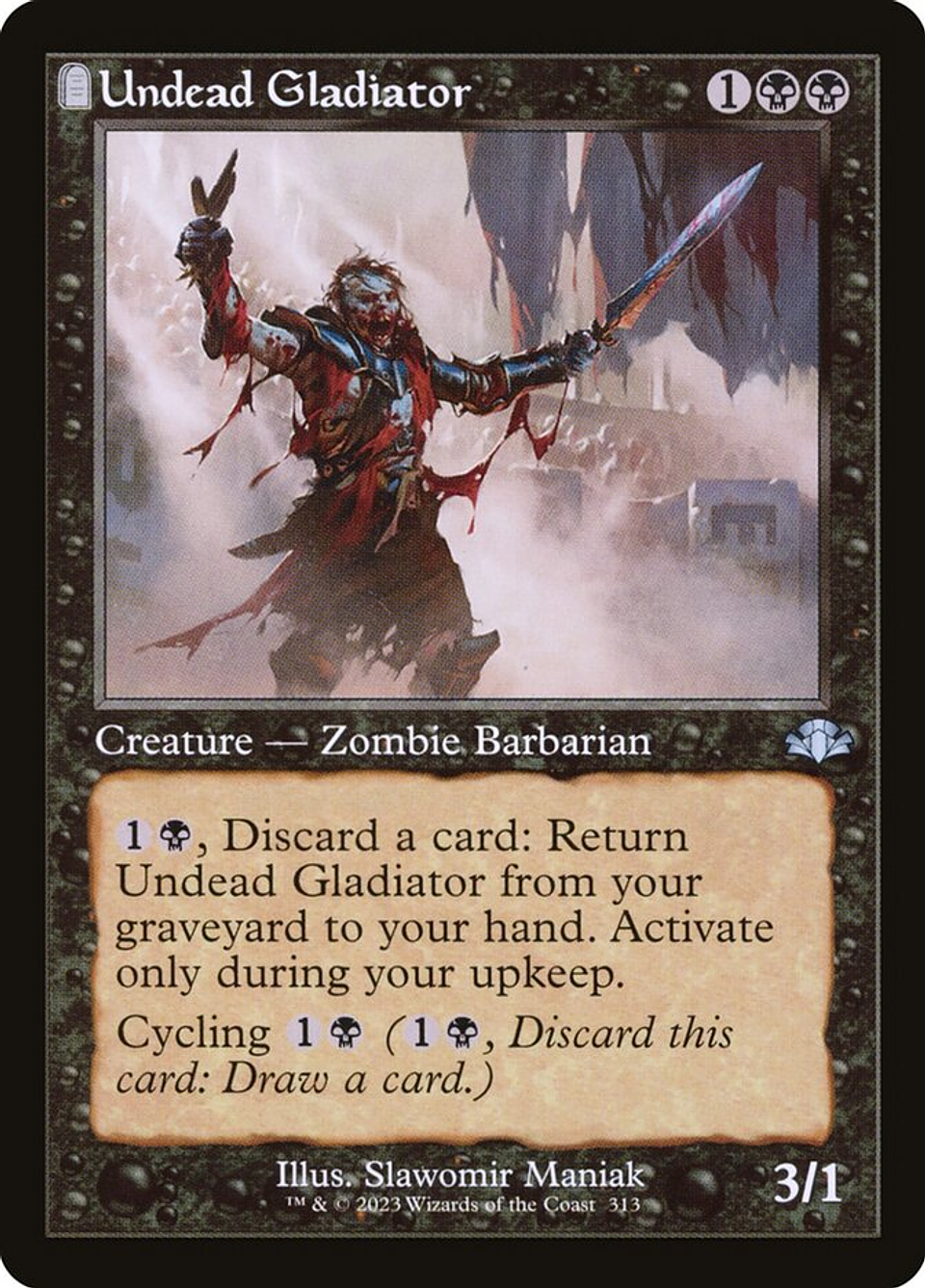 Undead Gladiator (Retro Frame) | Inglés | NM | DMR 1