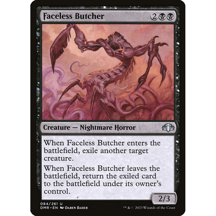 Faceless Butcher | Inglés | NM | DMR 1