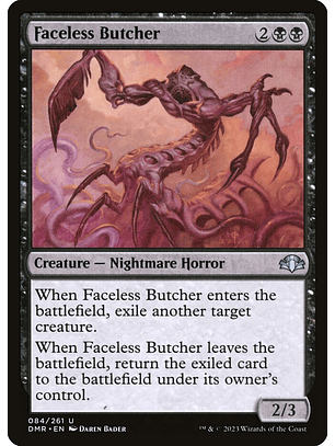 Faceless Butcher (foil) | Inglés | NM | DMR
