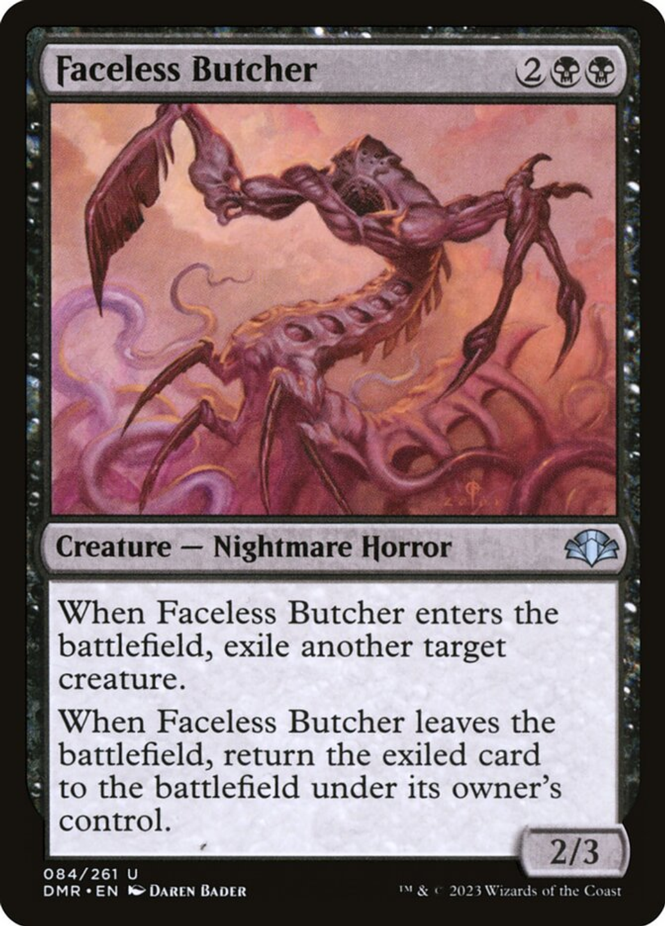 Faceless Butcher (foil) | Inglés | NM | DMR 1
