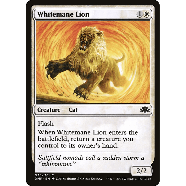 Whitemane Lion | Inglés | NM | DMR 1