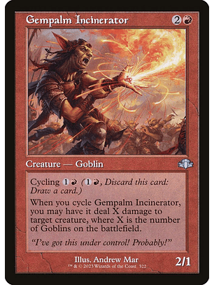 Gempalm Incinerator (Retro Frame) | Inglés | NM | DMR