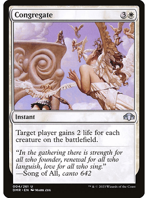 Congregate | Inglés | NM | DMR