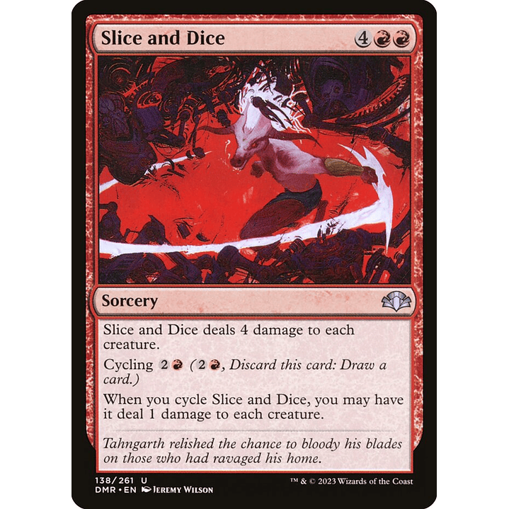 Slice and Dice | Inglés | NM | DMR 1