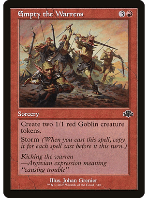 Empty the Warrens (Retro Frame) | Inglés | NM | DMR