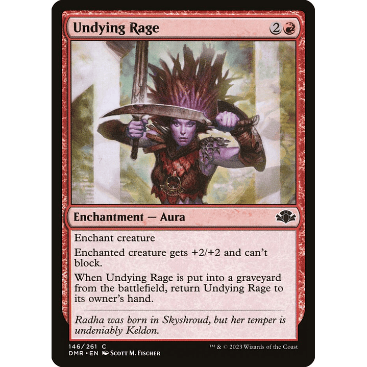 Undying Rage (foil) | Inglés | NM | DMR 1