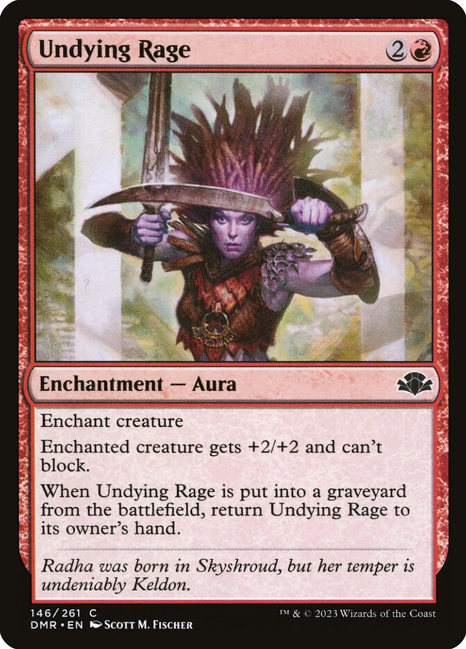 Undying Rage (foil) | Inglés | NM | DMR 1