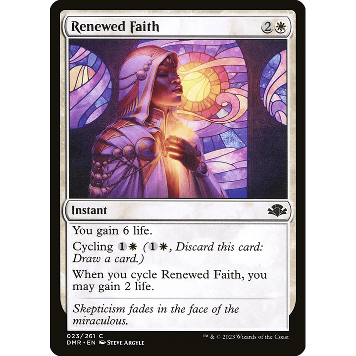 Renewed Faith | Inglés | NM | DMR 1
