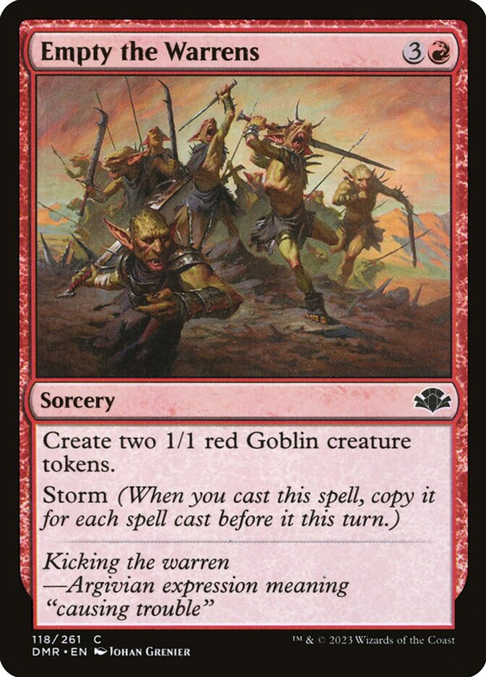 Empty the Warrens (foil) | Inglés | NM | DMR 1