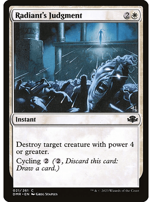 Radiant's Judgment | Inglés | NM | DMR