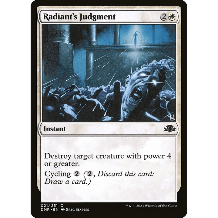 Radiant's Judgment | Inglés | NM | DMR 1