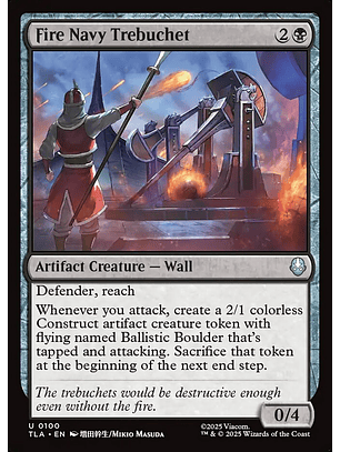 Fire Navy Trebuchet | Inglés | NM | TLA