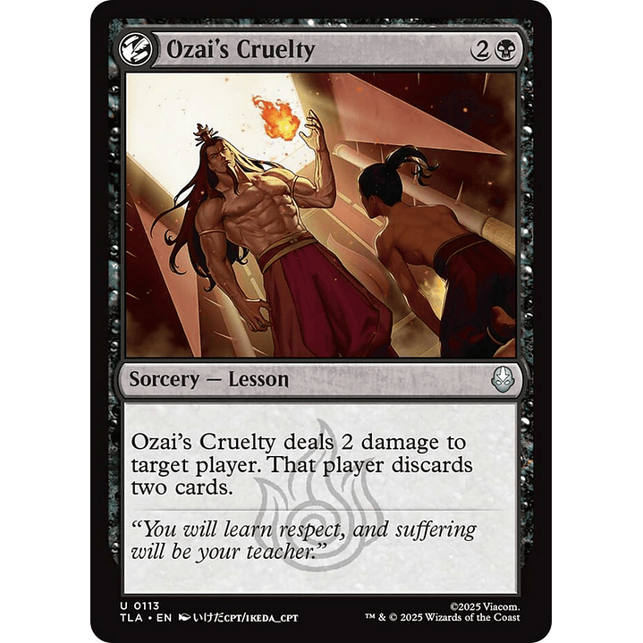 Ozai's Cruelty | Inglés | NM | TLA 1