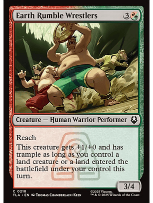 Earth Rumble Wrestlers (foil) | Inglés | NM | TLA