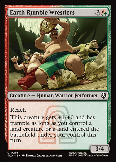 Earth Rumble Wrestlers (foil) | Inglés | NM | TLA