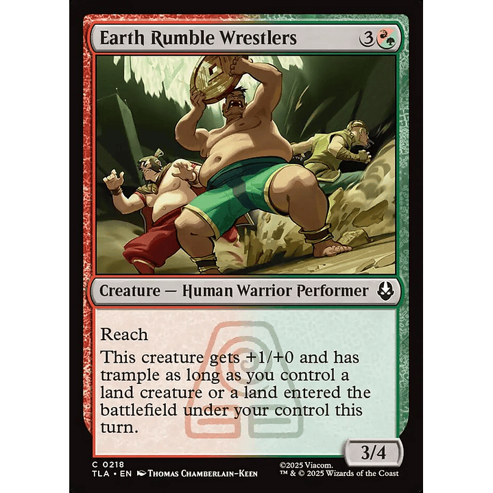 Earth Rumble Wrestlers (foil) | Inglés | NM | TLA 1