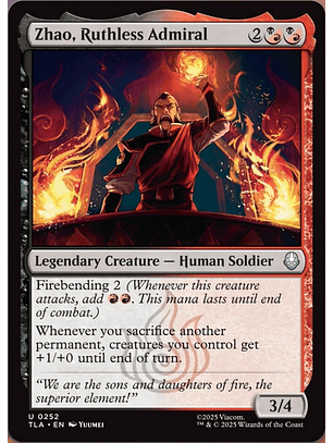 Zhao, Ruthless Admiral (foil) | Inglés | NM | TLA