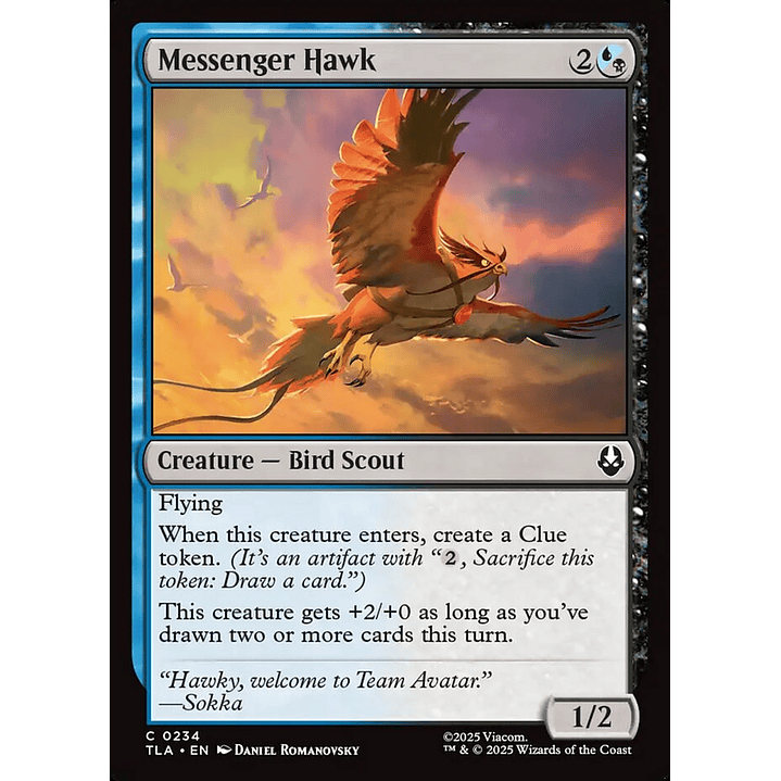 Messenger Hawk | Inglés | NM | TLA 1