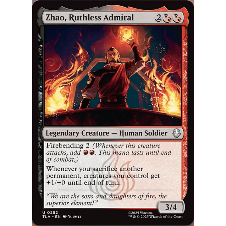 Zhao, Ruthless Admiral | Inglés | NM | TLA 1