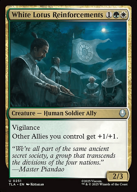White Lotus Reinforcements | Inglés | NM | TLA