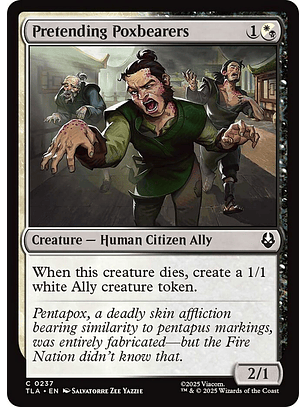 Pretending Poxbearers | Inglés | NM | TLA