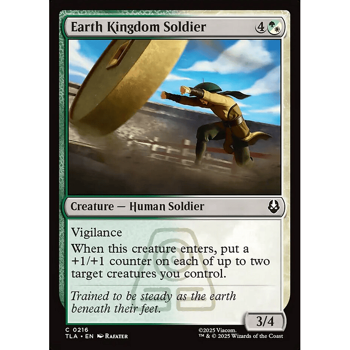 Earth Kingdom Soldier | Inglés | NM | TLA 1