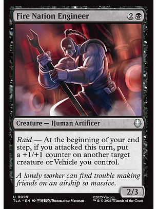 Fire Nation Engineer (foil) | Inglés | NM | TLA