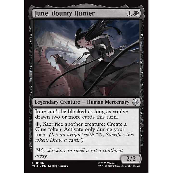 June, Bounty Hunter (foil) | Inglés | NM | TLA 1