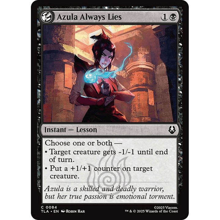 Azula Always Lies (foil) | Inglés | NM | TLA 1