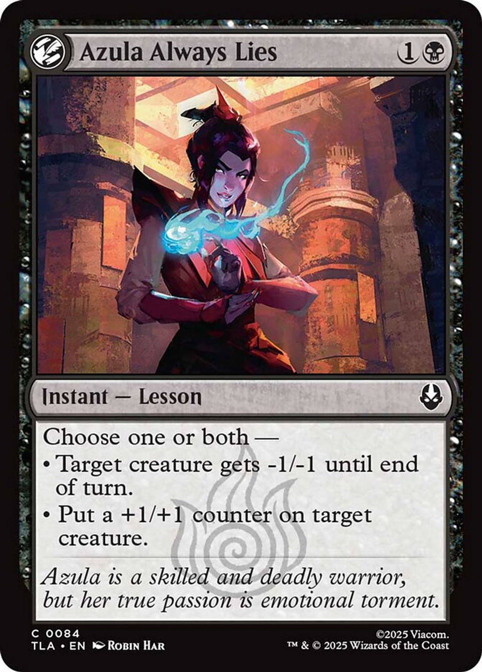 Azula Always Lies (foil) | Inglés | NM | TLA 1