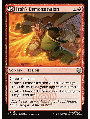 Iroh's Demonstration (foil) | Inglés | NM | TLA