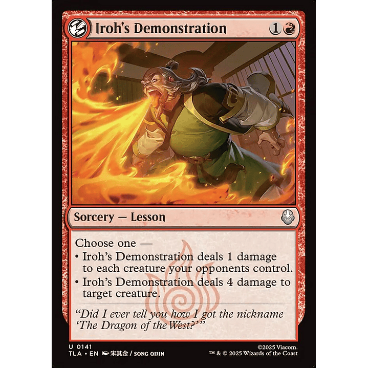 Iroh's Demonstration (foil) | Inglés | NM | TLA 1